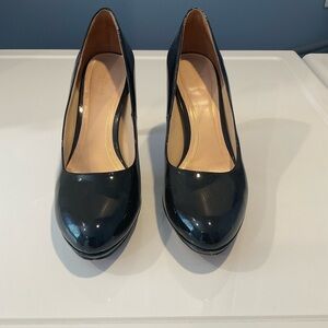 Cole Haan Black Patent Leather High Heel Pumps